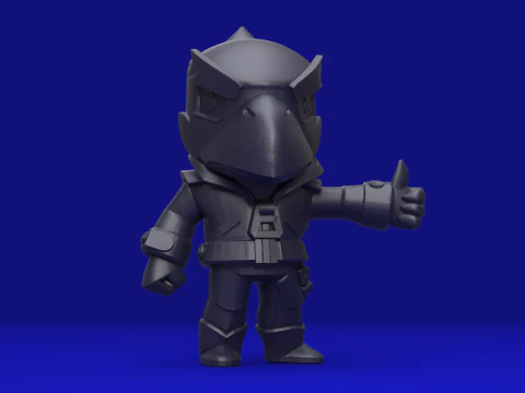 Corbeau original - Brawl Stars Modèles 3D en vedette