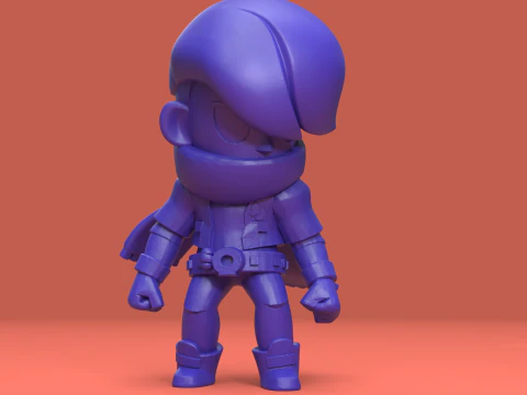 Edgar Original - Brawl Stars Modèles 3D en vedette