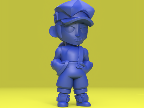 Fang Asli - Brawl Stars Model Cetak 3D