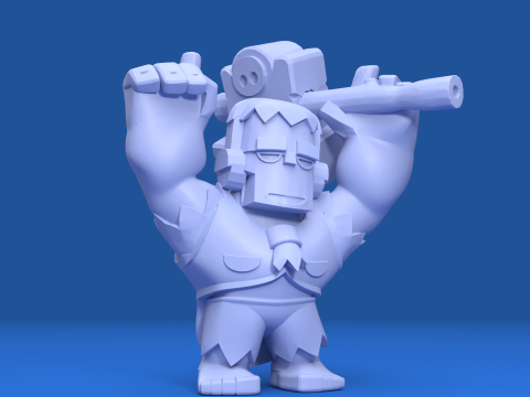 Frank Asli - Bintang Brawl Model Cetak 3D