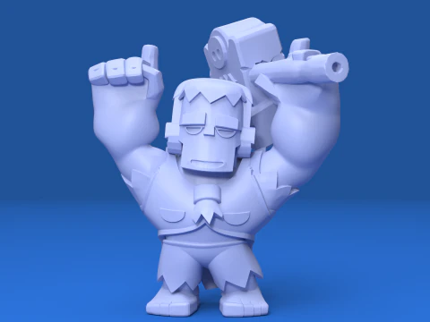 Frank Original - Brawl Stars 3D Print Model