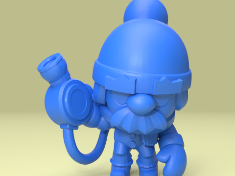 Gale Asli - Bintang Brawl Model Cetak 3D