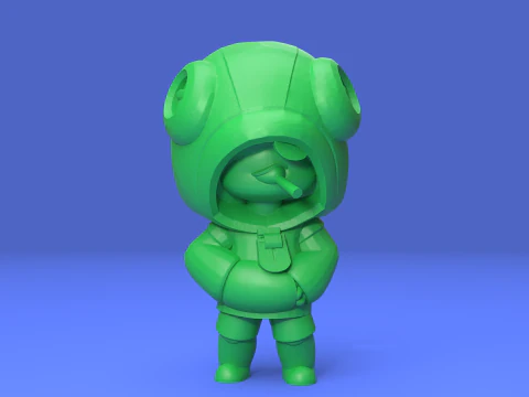 L&eacute;on Original - Brawl Stars Modèles 3D en vedette