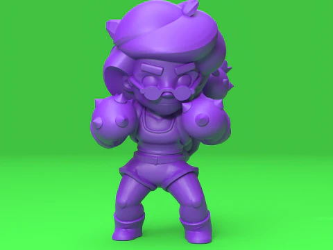 Rosa Original - Brawl Stars 3D Print Model