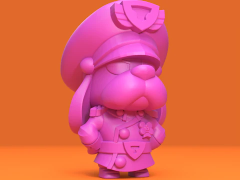 Ruffs Original - Brawl Stars Modèles 3D en vedette