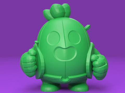 Spike Original - Brawl Stars 3D Print Model