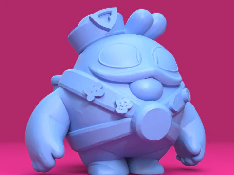 Mencicit Asli - Brawl Stars Model Cetak 3D