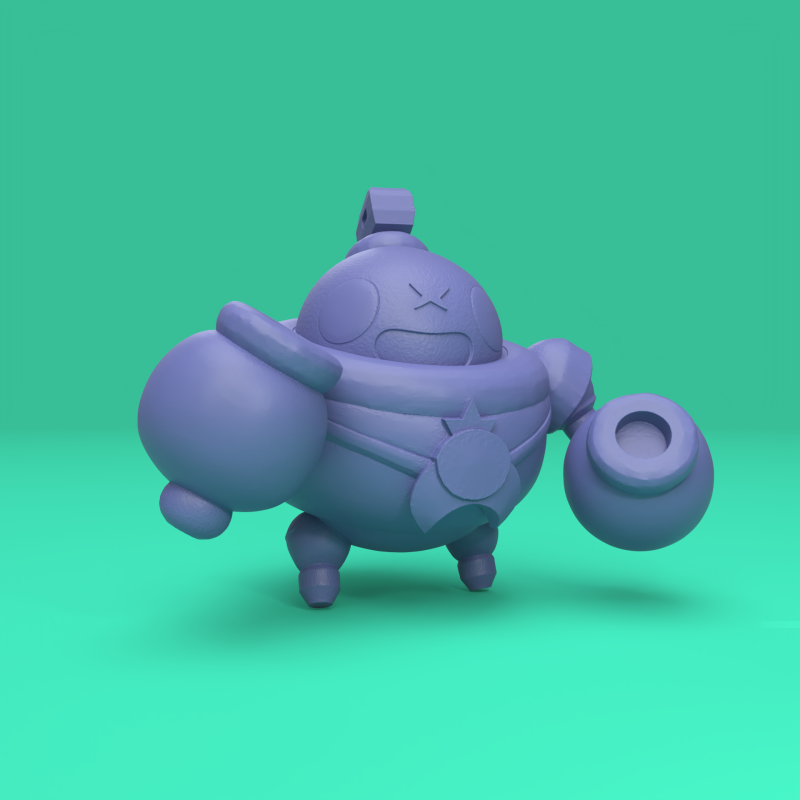 Tick Original - Brawl Stars 3D Print Model .c4d .max .obj .3ds .fbx .stl .blend 