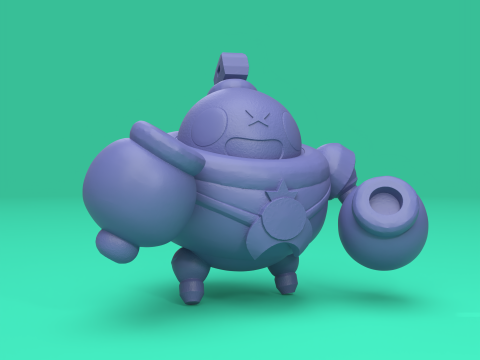 Centang Asli - Brawl Stars Model Cetak 3D