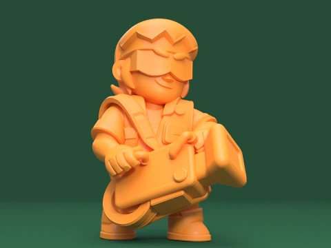 Buster Original - Brawl Stars Model do druku 3D