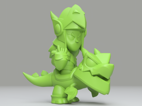 Draco Original - Brawl Stars Modelo de impresión 3D