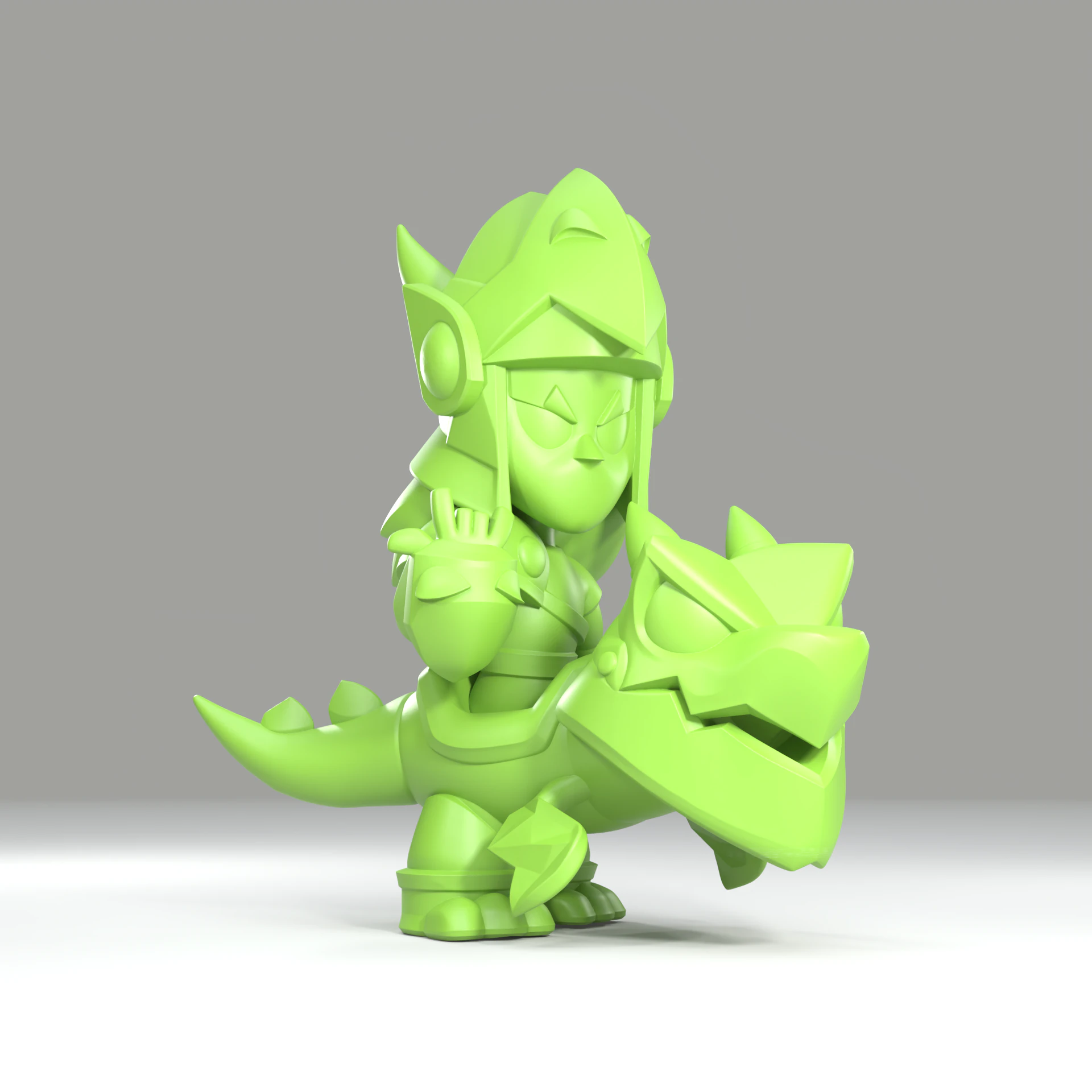 Draco Original - Brawl Stars 3D Print Model .c4d .max .obj .3ds .fbx .stl .blend