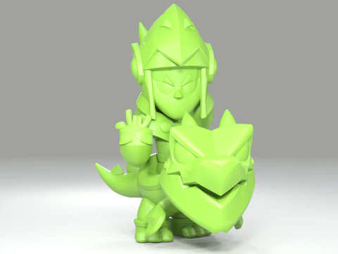 Draco Original - Brawl Stars 3D Print Model