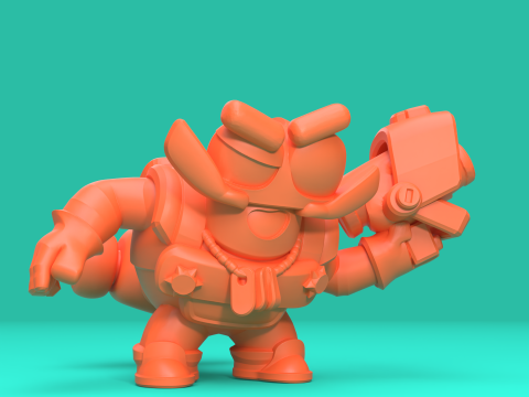 Clancy Original - Brawl Stars Modelo de impresión 3D