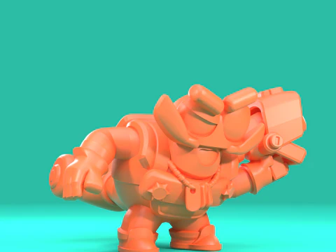 Clancy originale - Brawl Stars Modello di stampa 3D