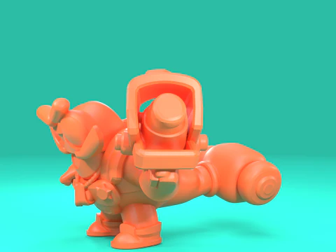 Clancy Original - Brawl Stars 3D Print Model