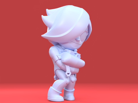 コレット オリジナル - Brawl Stars 3Dプリントモデル