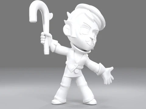 Grigio originale - Brawl Stars Modello di stampa 3D