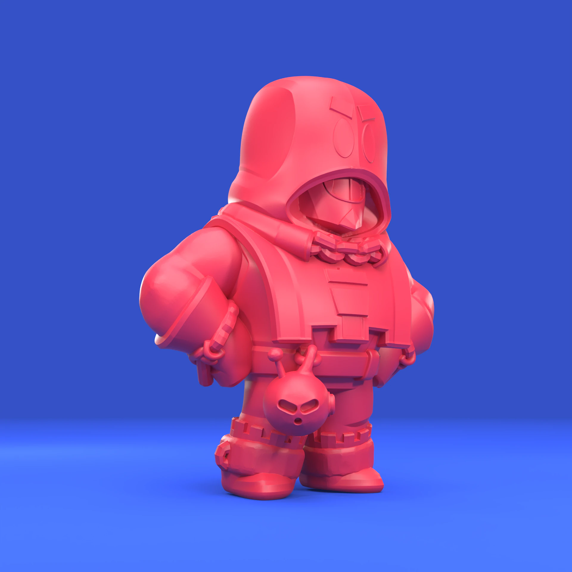 Grom Original - Brawl Stars 3D Print Model .c4d .max .obj .3ds .fbx .stl .blend