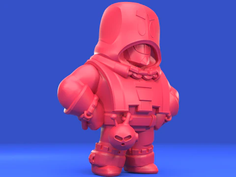Grom Origineel - Brawl Stars 3D printmodel