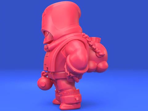 Grom Original - Brawl Stars 3D Print Model