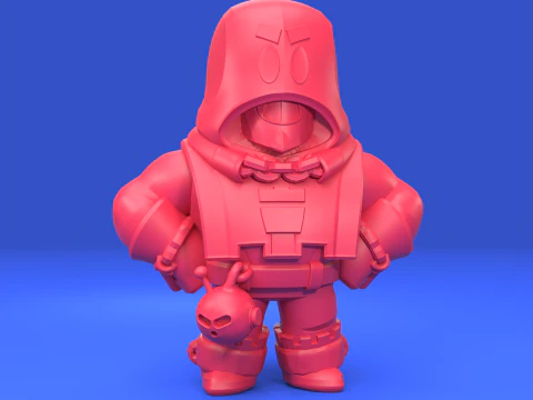 Grom Original - Brawl Stars 3D Print Model