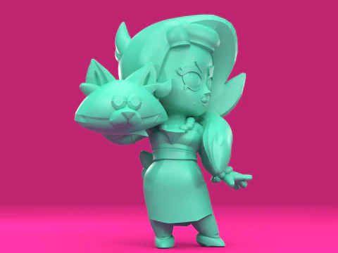 Lola originale - Brawl Stars Modello di stampa 3D