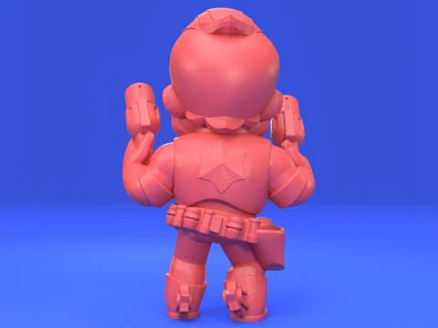 Colt Original - Brawl Stars 3D Print Model