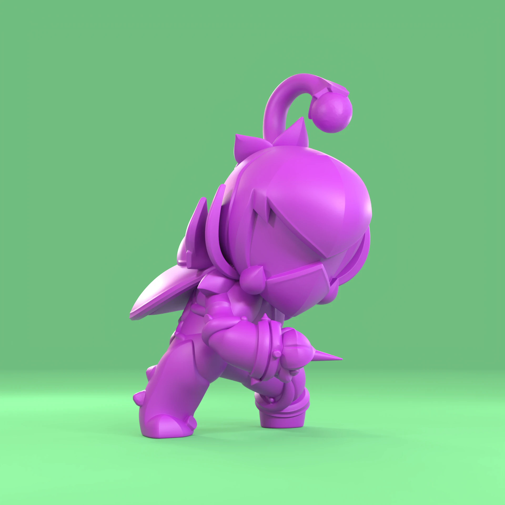 Lily Original - Brawl Stars 3D Print Model .c4d .max .obj .3ds .fbx .stl .blend 