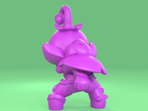 Lily Original - Brawl Stars 3D Print Model