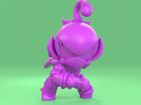 Lily Original - Brawl Stars 3D Print Model