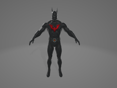 Hero Batman Beyond 3D Model