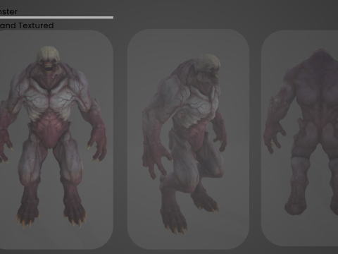Mutant Monster 3D Model