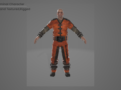 Criminal PrisonerFollow Me 3D Model