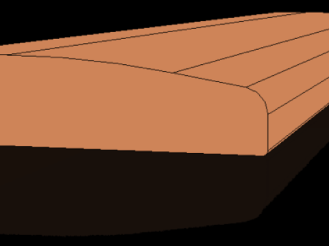 75 Keyboard wrist rest 3D Print Model