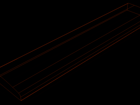 75 Keyboard wrist rest 3D Print Model