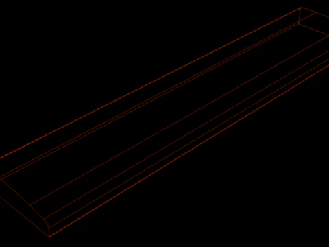 75 Keyboard wrist rest 3D Print Model