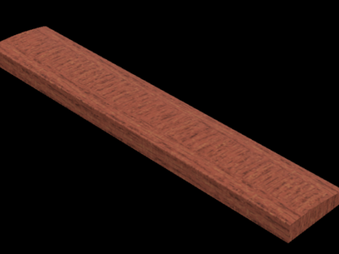 75 Keyboard wrist rest 3D Print Model