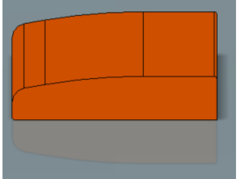 60 Keyboard wrist rest 3D Print Model