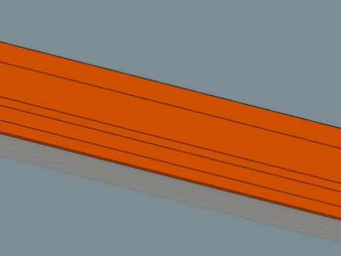 60 Keyboard wrist rest 3D Print Model