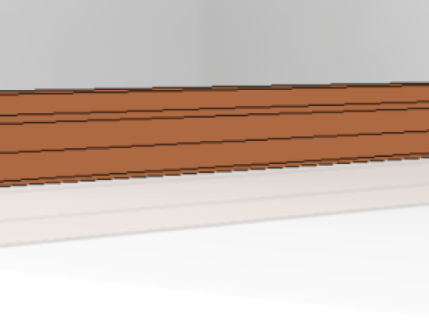 100 键盘腕托 3D 打印模型