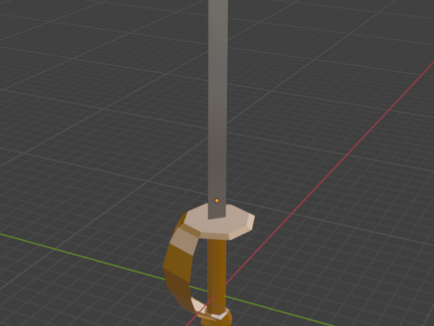 Low Poly Pirate Weapon Pack 3D Model