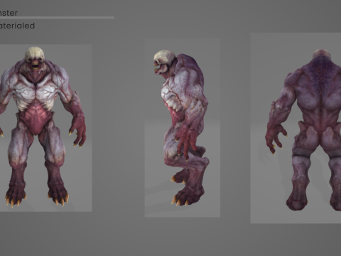 Monstruo mutante Modelo 3D