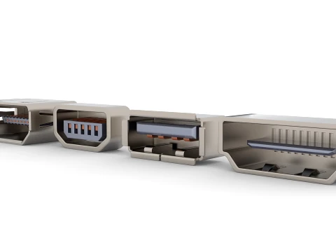 Usb ports 3D Model