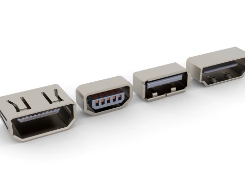 Usb ports 3D Model