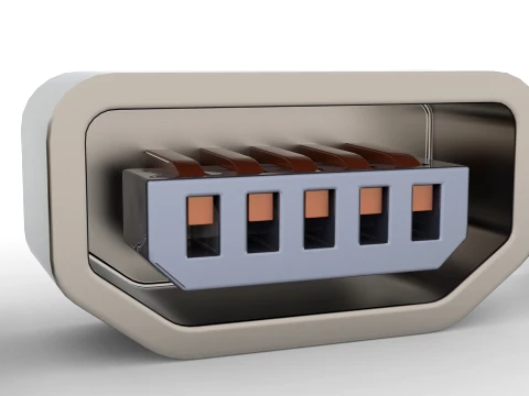 Usb ports 3D Model