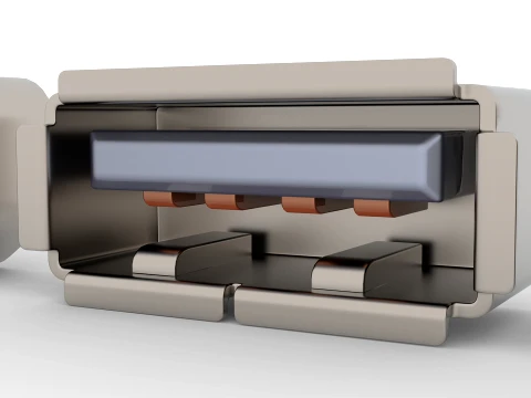 Usb ports 3D Model