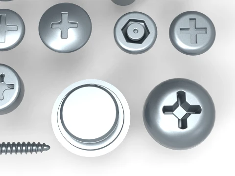 Bolts Collection 3D Model