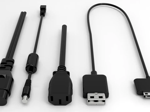 USB Port 3D Model