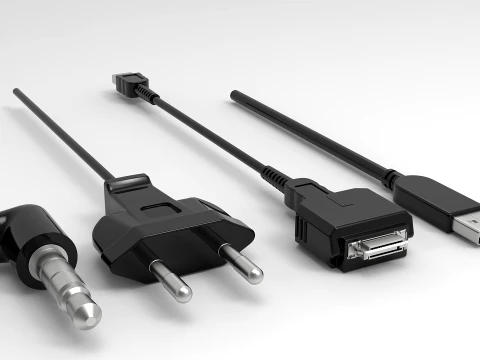 USB Port 3D Model